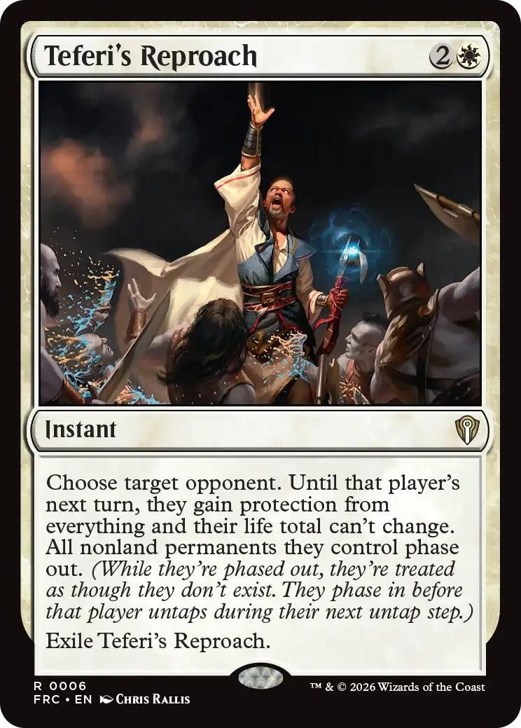 Image for Teferi's Reproach (6) (Commander: Reality Fracture) (FRC) - Magic: The Gathering