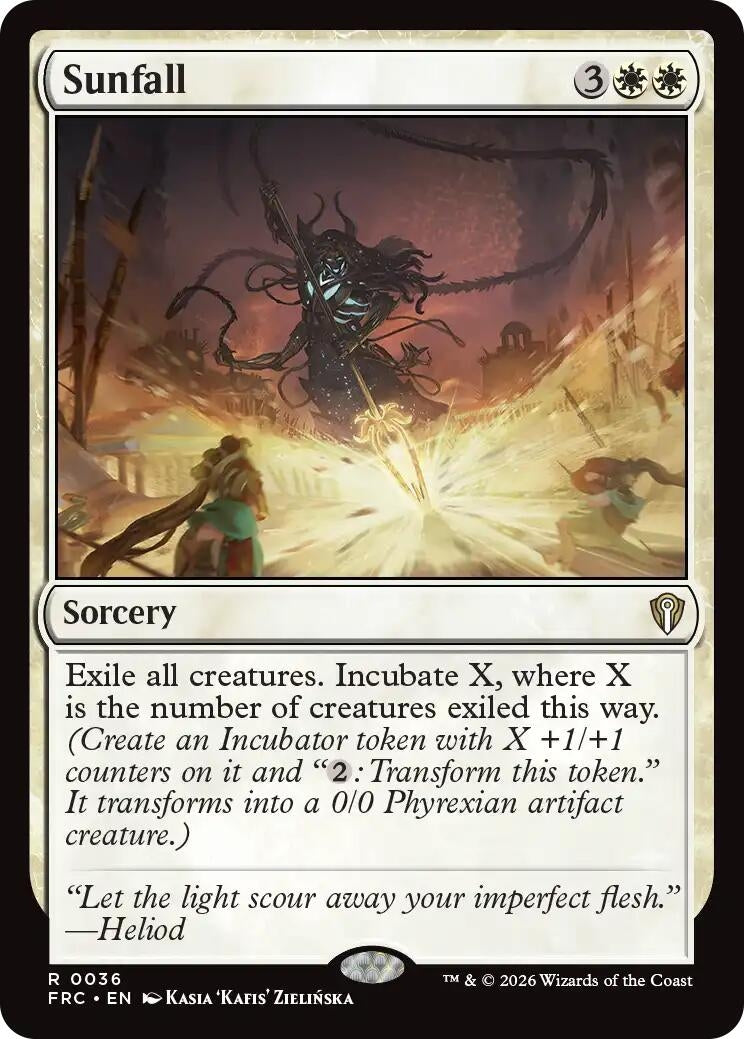 Image for Sunfall (36) (Commander: Reality Fracture) (FRC) - Magic: The Gathering