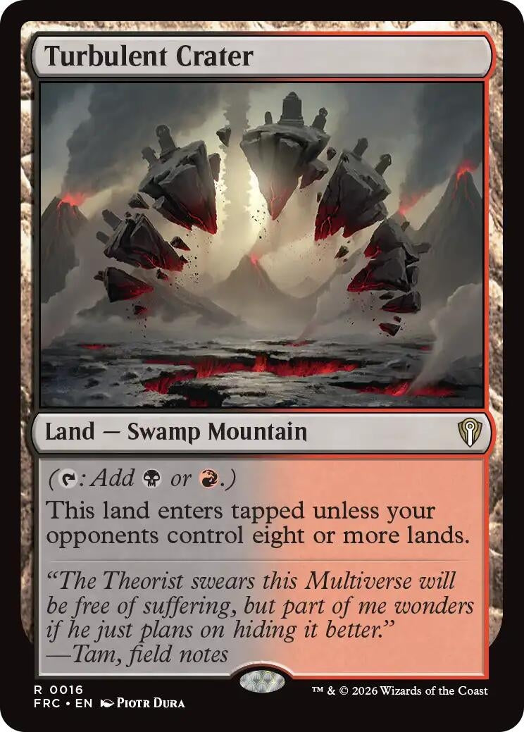 Image for Turbulent Crater (16) (Commander: Reality Fracture) (FRC) - Magic: The Gathering
