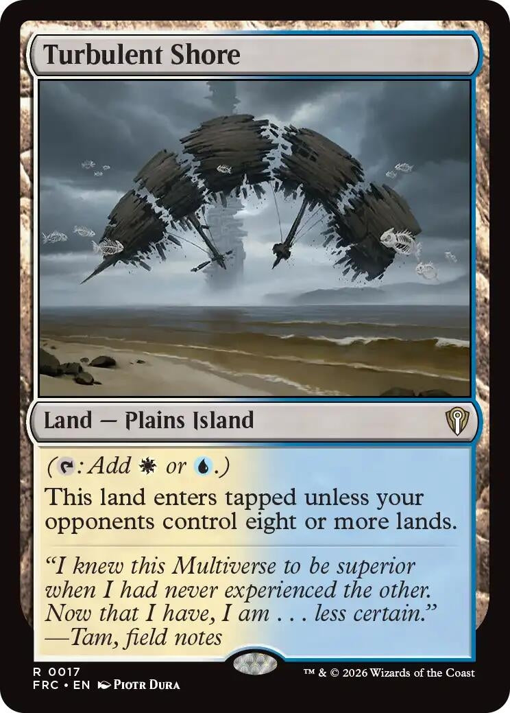 Image for Turbulent Shore (17) (Commander: Reality Fracture) (FRC) - Magic: The Gathering