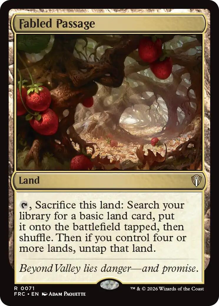 Image for Fabled Passage (71) (Commander: Reality Fracture) (FRC) - Magic: The Gathering