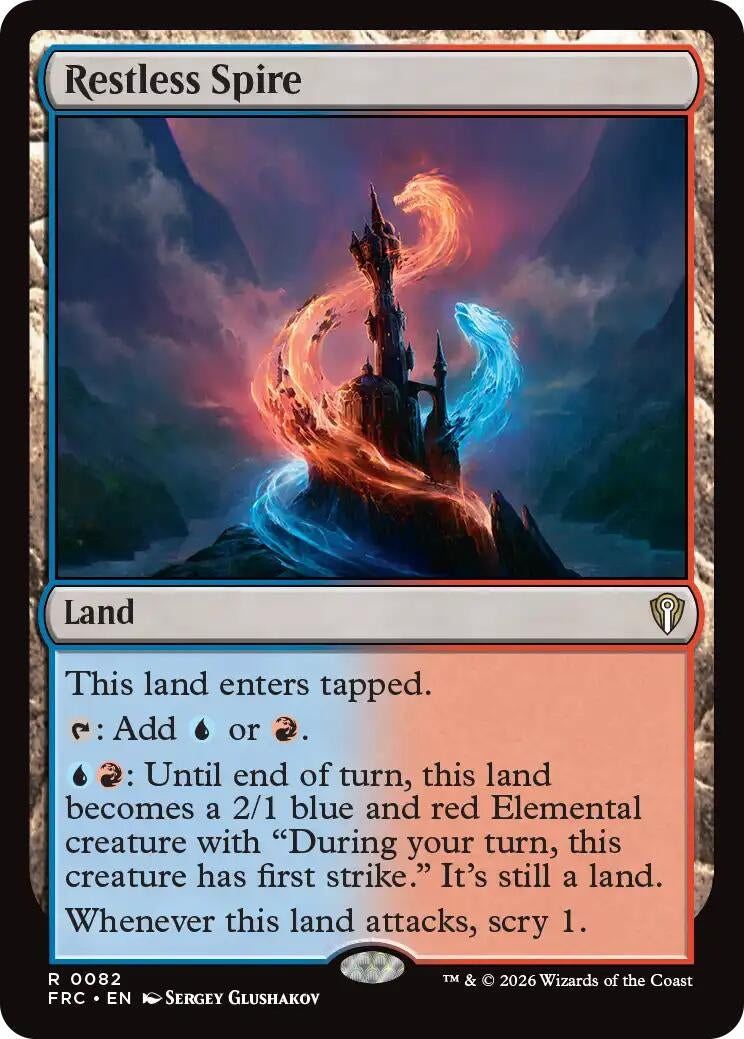 Image for Restless Spire (82) (Commander: Reality Fracture) (FRC) - Magic: The Gathering