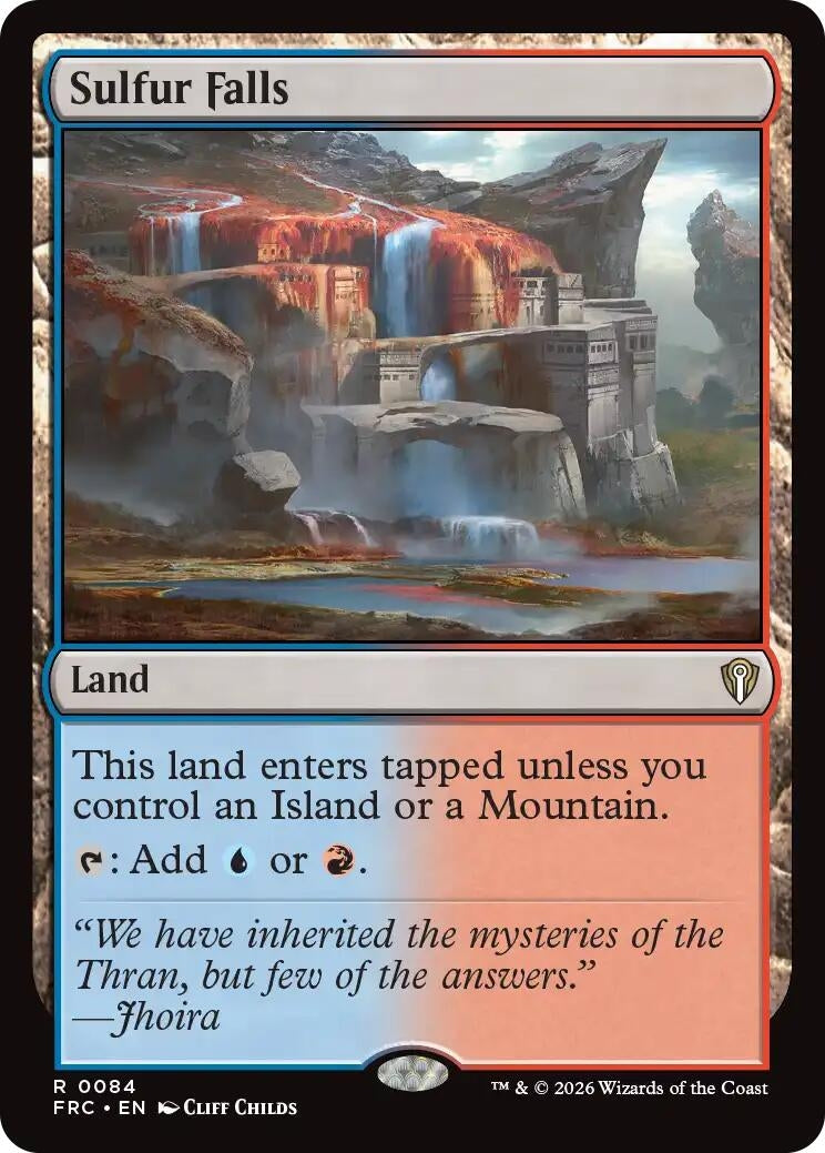 Image for Sulfur Falls (84) (Commander: Reality Fracture) (FRC) - Magic: The Gathering