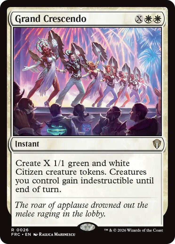 Image for Grand Crescendo (26) (Commander: Reality Fracture) (FRC) - Magic: The Gathering