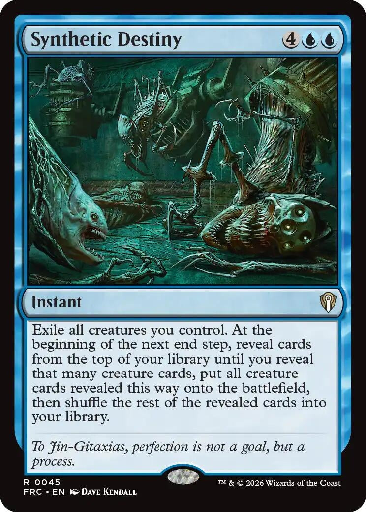 Image for Synthetic Destiny (45) (Commander: Reality Fracture) (FRC) - Magic: The Gathering