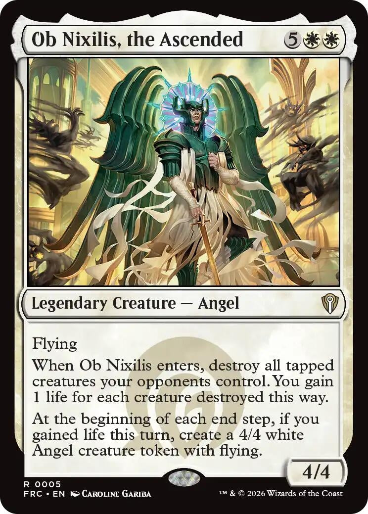 Image for Ob Nixilis, the Ascended (5) (Commander: Reality Fracture) (FRC) - Magic: The Gathering