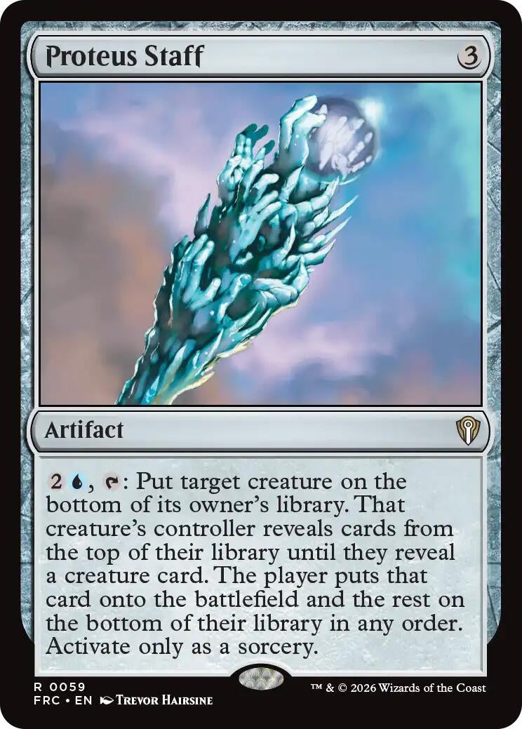 Image for Proteus Staff (59) (Commander: Reality Fracture) (FRC) - Magic: The Gathering