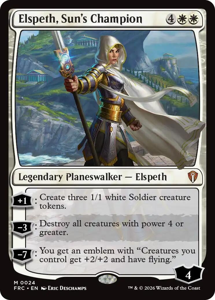 Image for Elspeth, Sun's Champion (24) (Commander: Reality Fracture) (FRC) - Magic: The Gathering