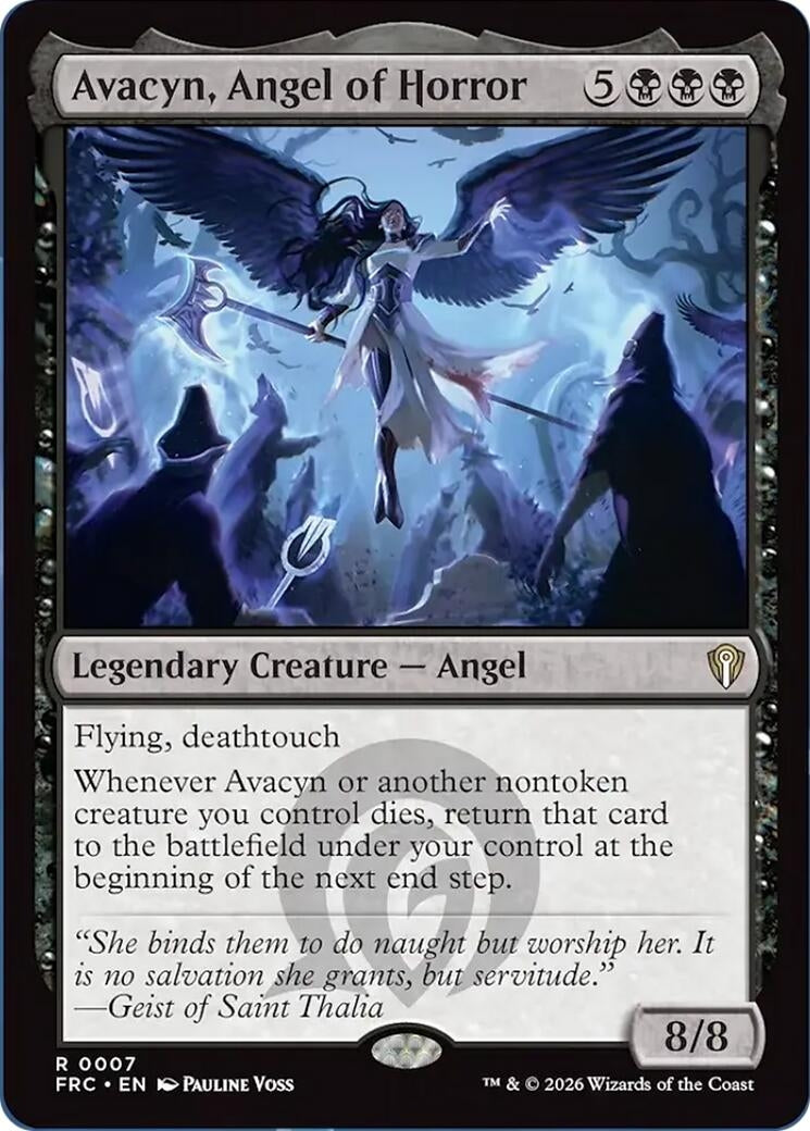 Image for Avacyn, Angel of Horror (7) (Commander: Reality Fracture) (FRC) - Magic: The Gathering