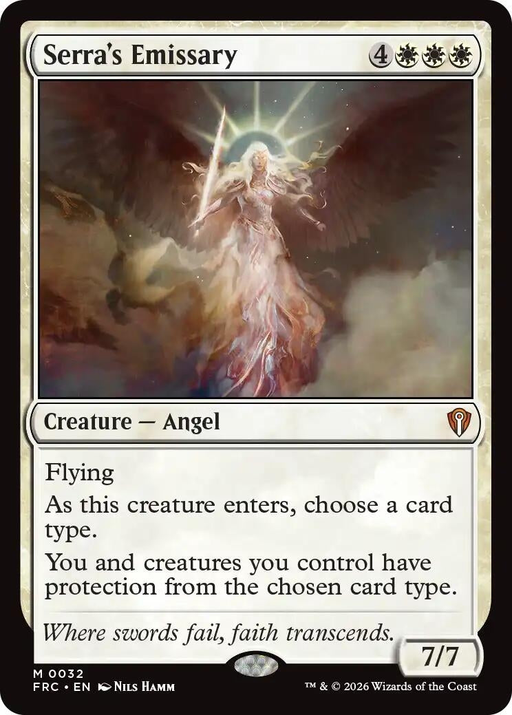 Image for Serra's Emissary (32) (Commander: Reality Fracture) (FRC) - Magic: The Gathering