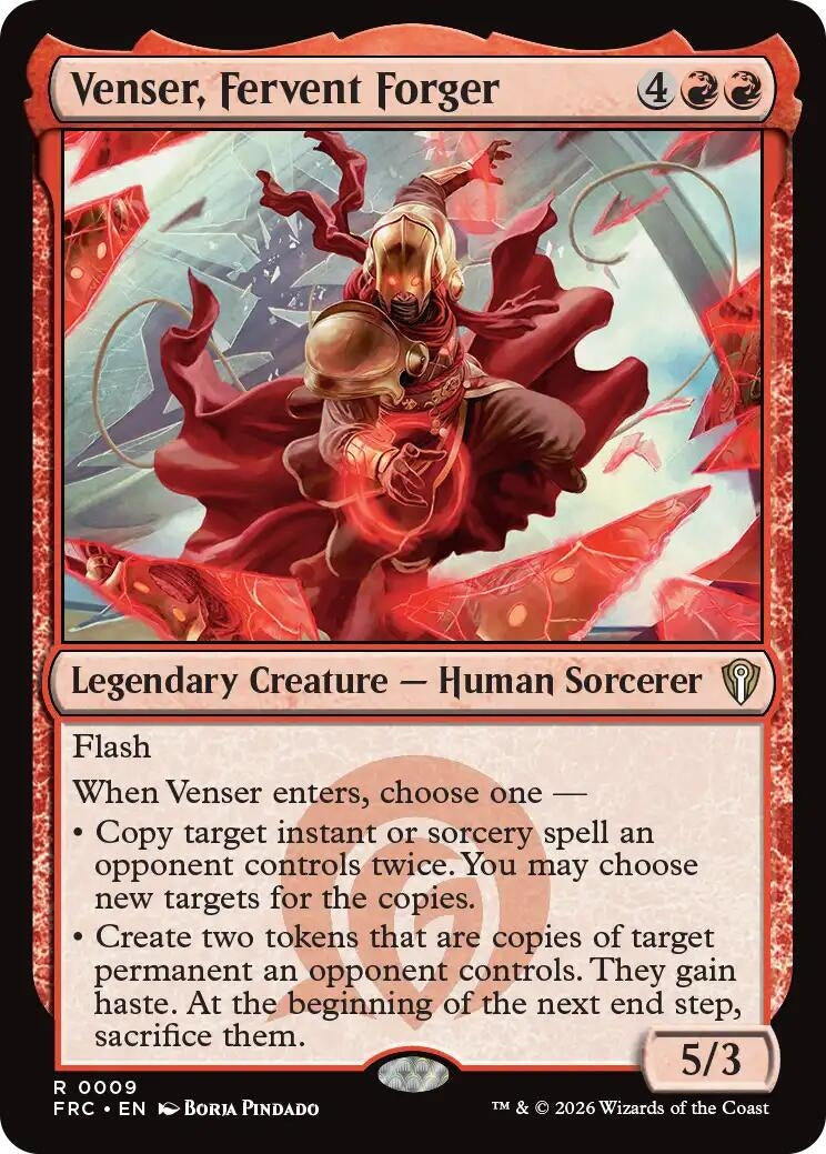 Image for Venser, Fervent Forger (9) (Commander: Reality Fracture) (FRC) - Magic: The Gathering