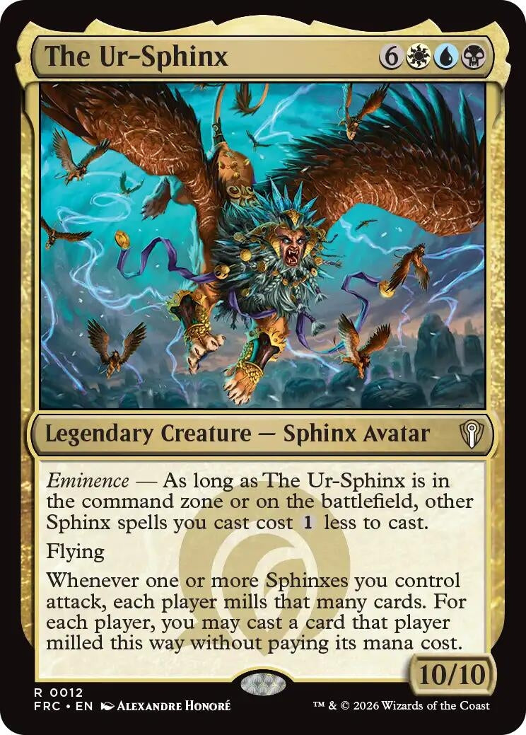 Image for The Ur-Sphinx (12) (Commander: Reality Fracture) (FRC) - Magic: The Gathering