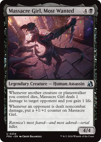 Massacre Girl, Most Wanted (234) (Reality Fracture)