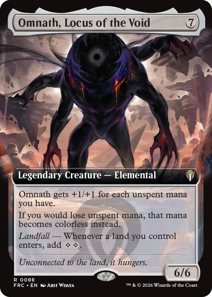 Image for Omnath, Locus of the Void (Extended Art) (88) (Commander: Reality Fracture) (FRC) - Magic: The Gathering