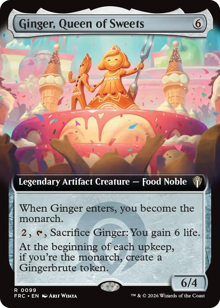 Image for Ginger, Queen of Sweets (Extended Art) (99) (Commander: Reality Fracture) (FRC) - Magic: The Gathering