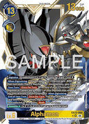Image for Alphamon (Alternate Art) (EX13-060 UR) (Chivalrous XIII) (EX-13) - Digimon Card Game