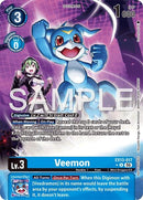 Image for Veemon (Extended Art) (EX13-017 R) (Chivalrous XIII) (EX-13) - Digimon Card Game