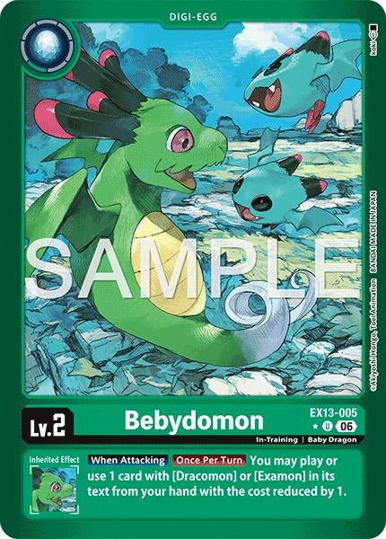 Image for Bebydomon (Limited Foil) (EX13-005 U) (Chivalrous XIII) (EX-13) - Digimon Card Game