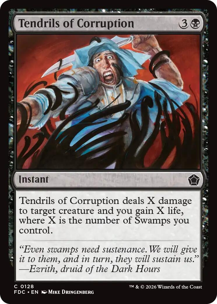 Image for Tendrils of Corruption (128) (Commander: Foundations) (FDC) - Magic: The Gathering