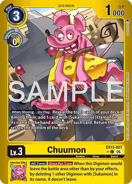 Image for Chuumon (Limited Foil) (EX13-027 C) (Chivalrous XIII) (EX-13) - Digimon Card Game