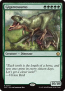 Image for Gigantosaurus (207) (Commander: Foundations) (FDC) - Magic: The Gathering