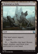 Image for Memorial to Folly (306) (Commander: Foundations) (FDC) - Magic: The Gathering