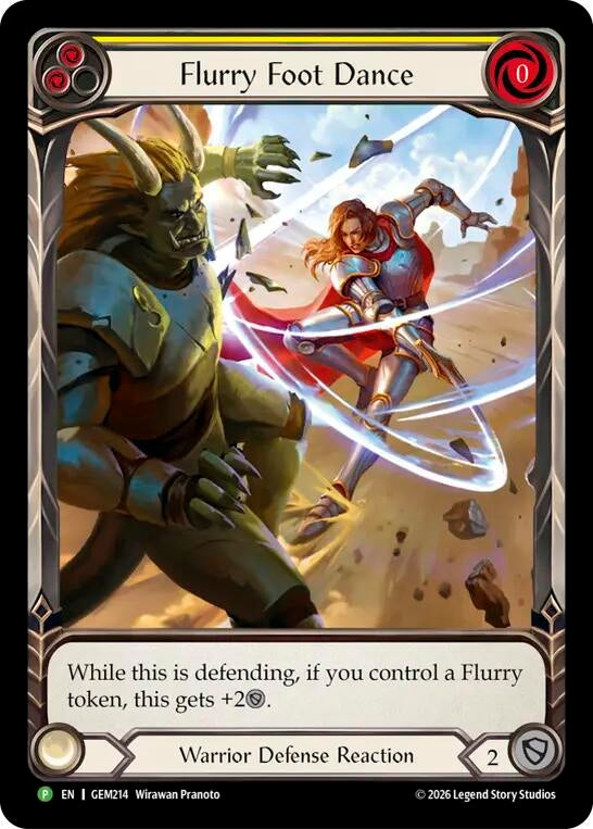 Image for Flurry Foot Dance (GEM214) (GEM Pack 6) (GEM) - Flesh and Blood TCG