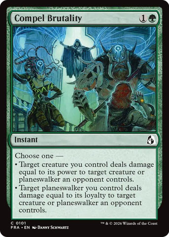 Image for Compel Brutality (101) (Reality Fracture) (FRA) - Magic: The Gathering