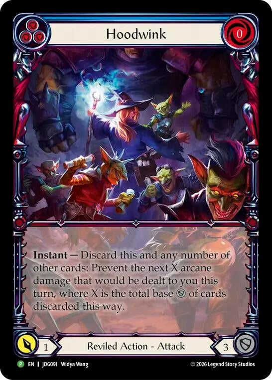 Image for Hoodwink - JDG091 (JDG091) (Flesh and Blood: Promo Cards) (PR) - Flesh and Blood TCG