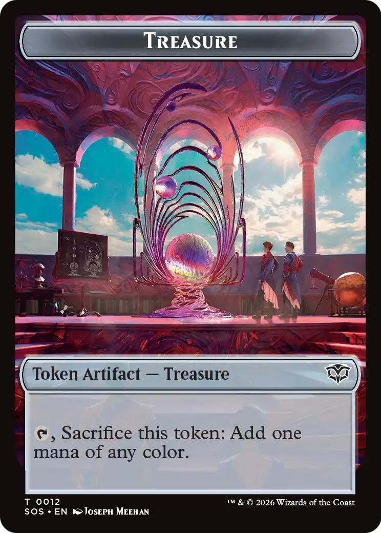 Image for Treasure // Food Double-Sided Token (12 // 27) (Secrets of Strixhaven) (SOS) - Magic: The Gathering