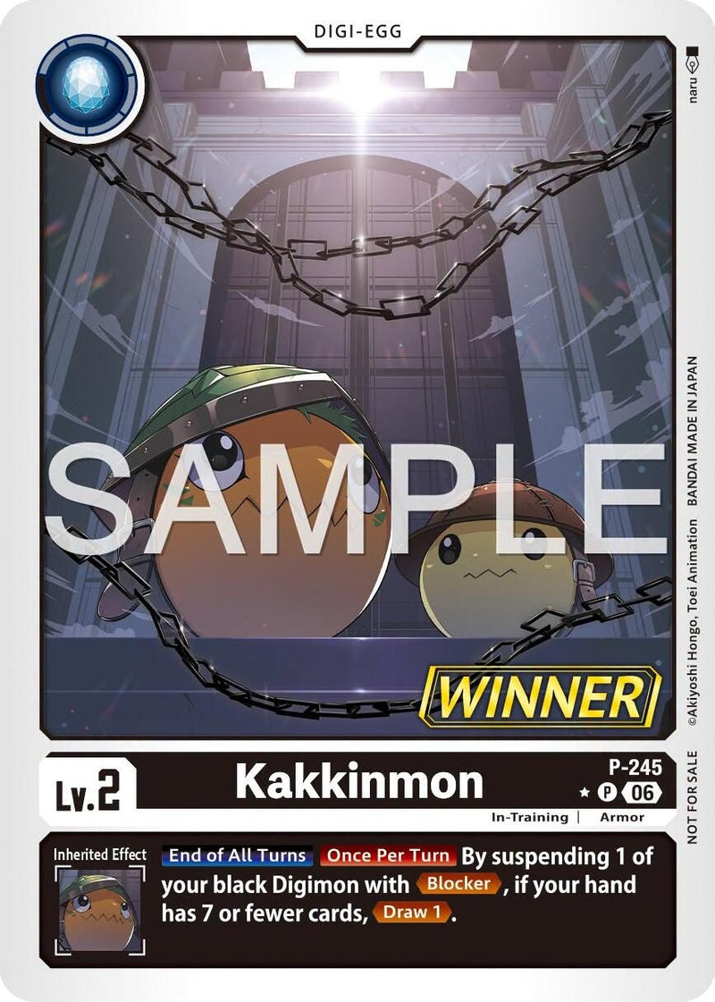 Image for Kakkinmon (Official Store Tournament 2026 Vol. 4 Winner) (P-245 P) (Digimon Promotion Cards) (D-PR) - Digimon Card Game