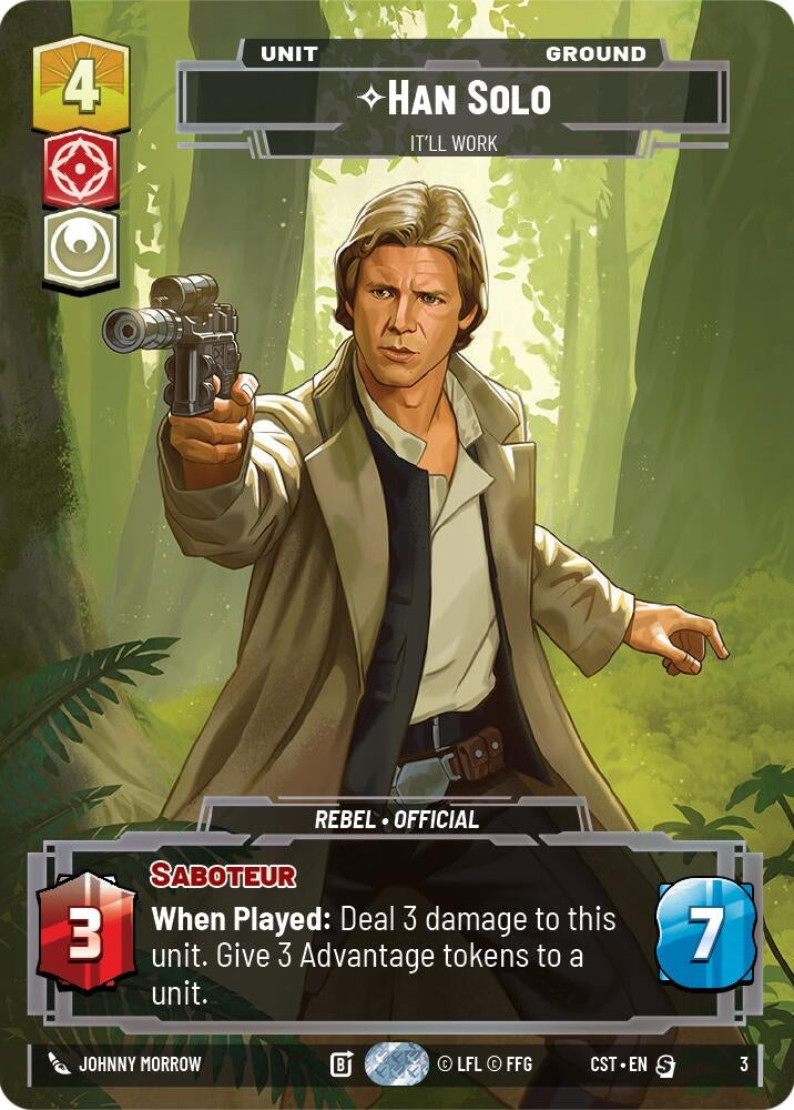 Image for Han Solo - It'll Work (Costco Exclusive) (3) (Ashes of the Empire) (ASH) - Star Wars: Unlimited