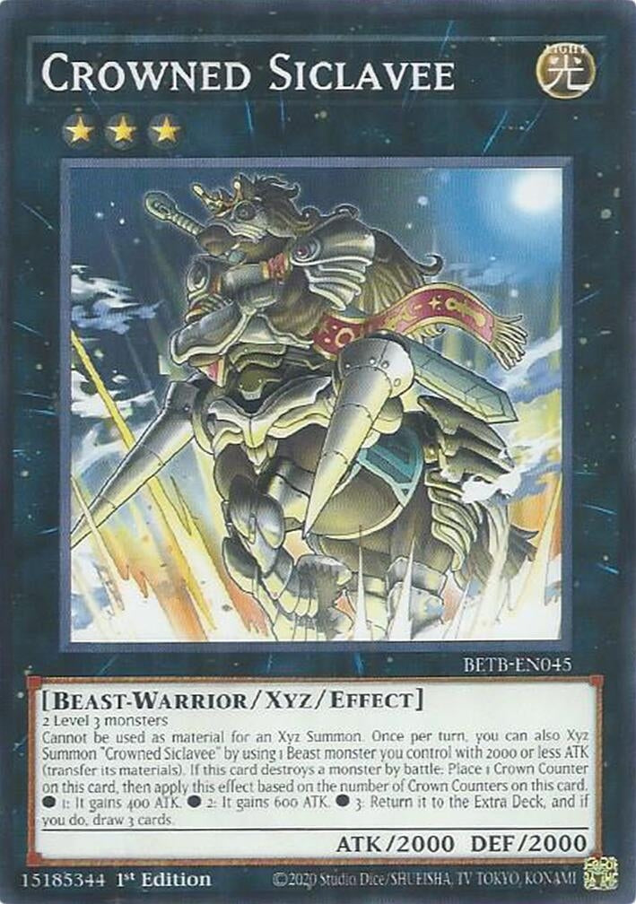 Image for Crowned Siclavee (BETB-EN045) (Beyond the Brave) (BETB) - YuGiOh