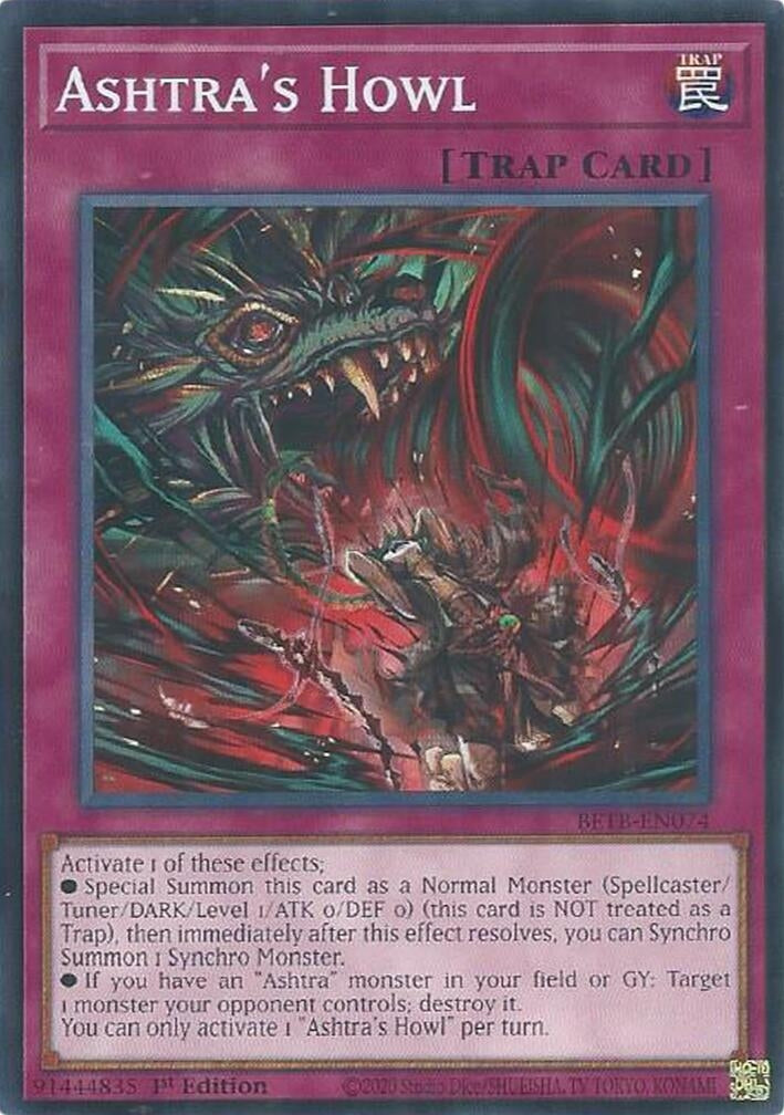 Image for Ashtra's Howl (BETB-EN074) (Beyond the Brave) (BETB) - YuGiOh