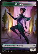 Image for Citizen // The Monarch Double-Sided Token (11 // 17) (Commander: Reality Fracture) (FRC) - Magic: The Gathering