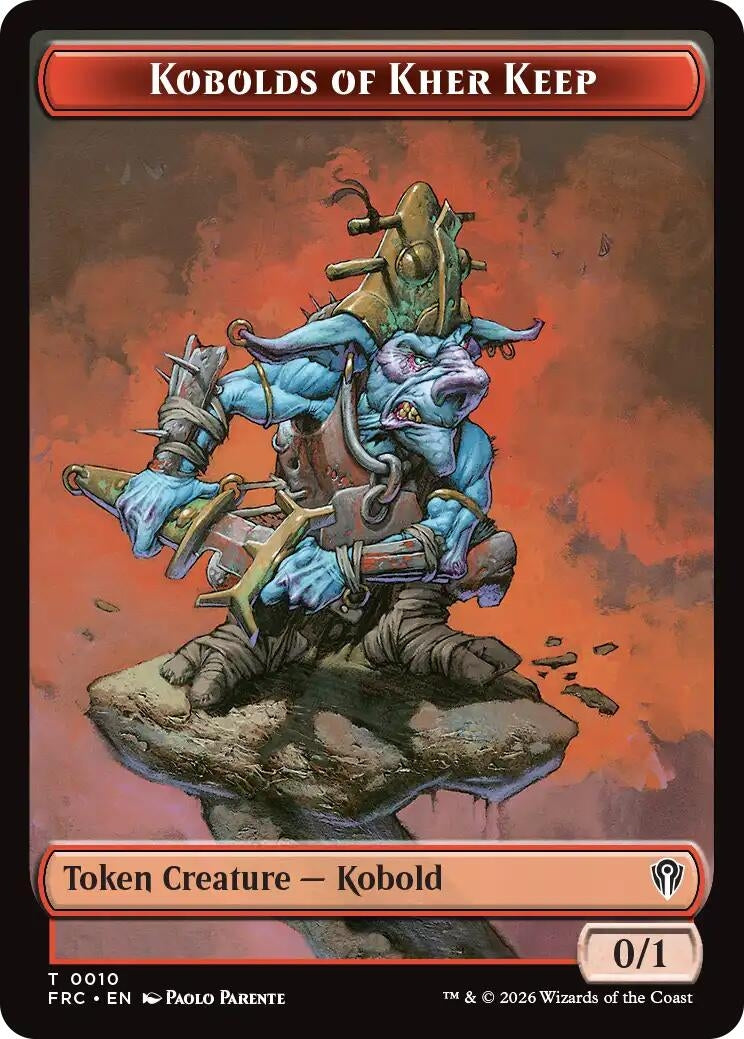 Image for Kobolds of Kher Keep // Phyrexian Mite Double-Sided Token (10 // 16) (Commander: Reality Fracture) (FRC) - Magic: The Gathering