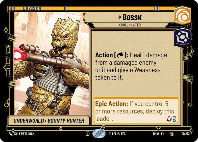 Image for Bossk - Cruel Hunter (15/272) (Homeworlds) (HMW) - Star Wars: Unlimited