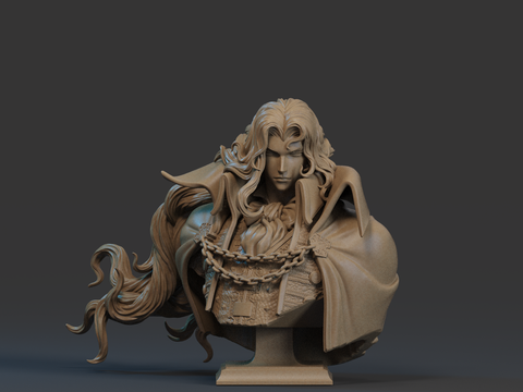 Alucard Resin Bust - Design 1 - view 1