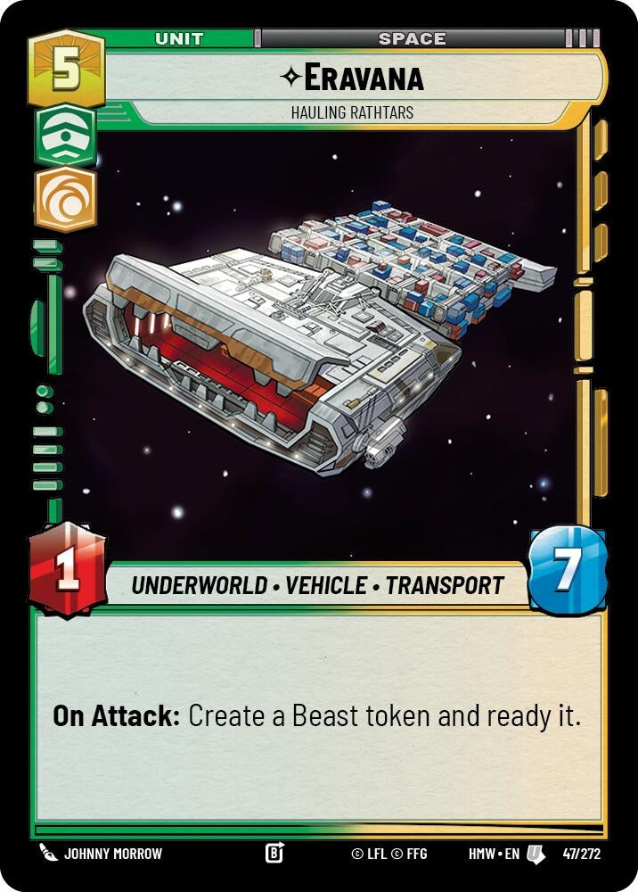 Image for Eravana - Hauling Rathtars (47/272) (Homeworlds) (HMW) - Star Wars: Unlimited