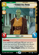 Image for Vernestra Rwoh - We Should Handle This Ourselves (48/272) (Homeworlds) (HMW) - Star Wars: Unlimited