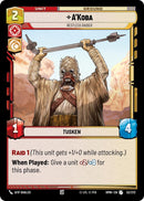 Image for A'Koba - Restless Raider (52/272) (Homeworlds) (HMW) - Star Wars: Unlimited
