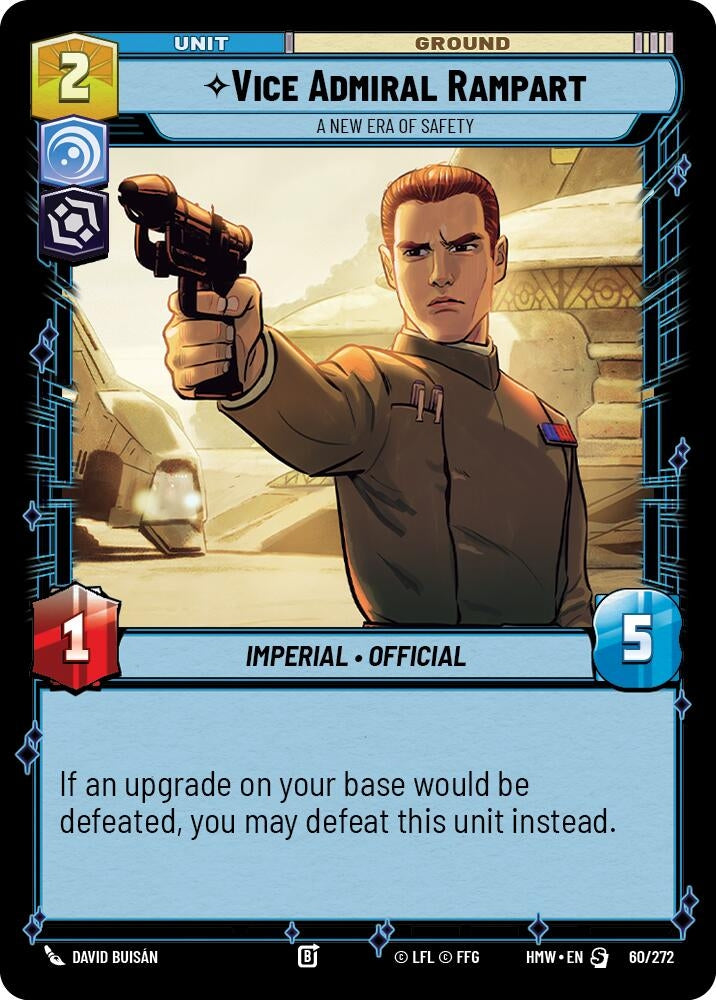 Image for Vice Admiral Rampart - A New Era of Safety (60/272) (Homeworlds) (HMW) - Star Wars: Unlimited