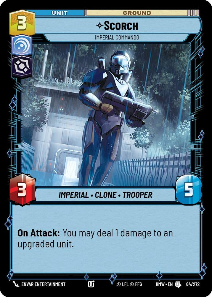 Image for Scorch - Imperial Commando (64/272) (Homeworlds) (HMW) - Star Wars: Unlimited