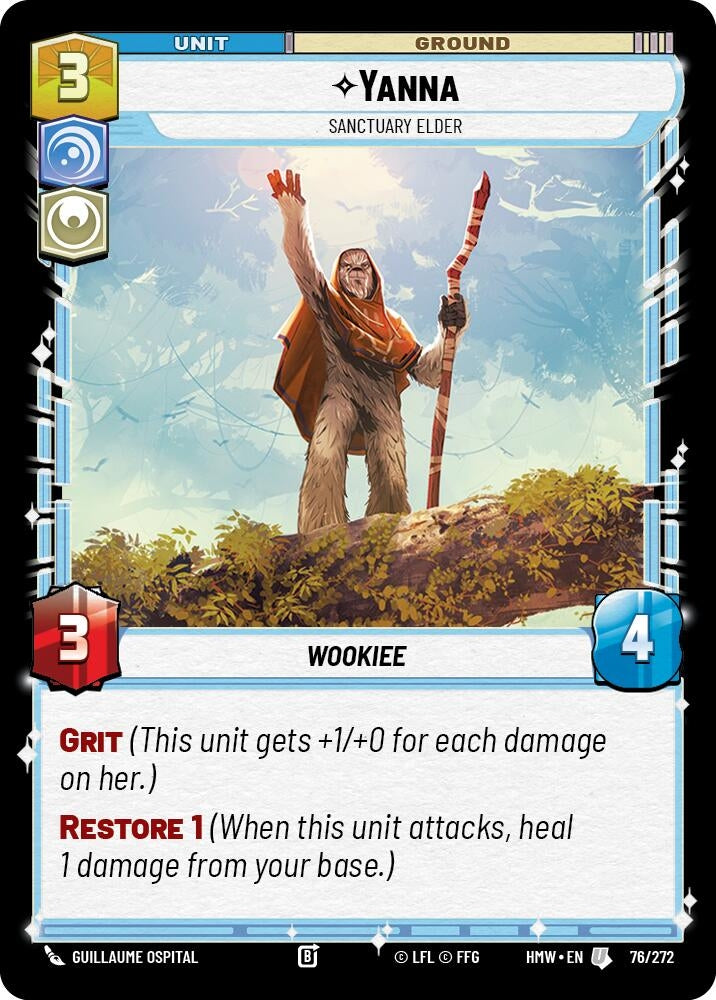 Image for Yanna - Sanctuary Elder (76/272) (Homeworlds) (HMW) - Star Wars: Unlimited