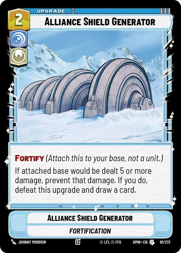 Image for Alliance Shield Generator (81/272) (Homeworlds) (HMW) - Star Wars: Unlimited