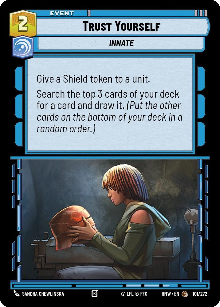 Image for Trust Yourself (101/272) (Homeworlds) (HMW) - Star Wars: Unlimited