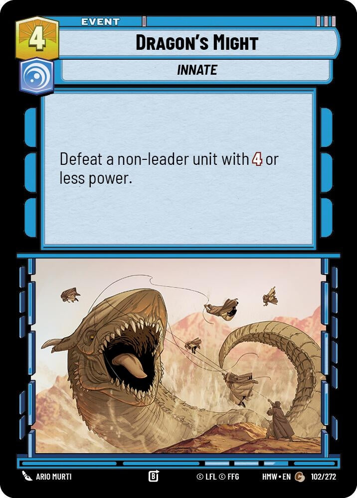 Image for Dragon's Might (102/272) (Homeworlds) (HMW) - Star Wars: Unlimited