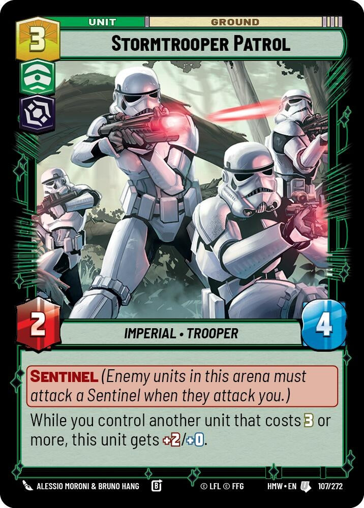 Image for Stormtrooper Patrol (107/272) (Homeworlds) (HMW) - Star Wars: Unlimited