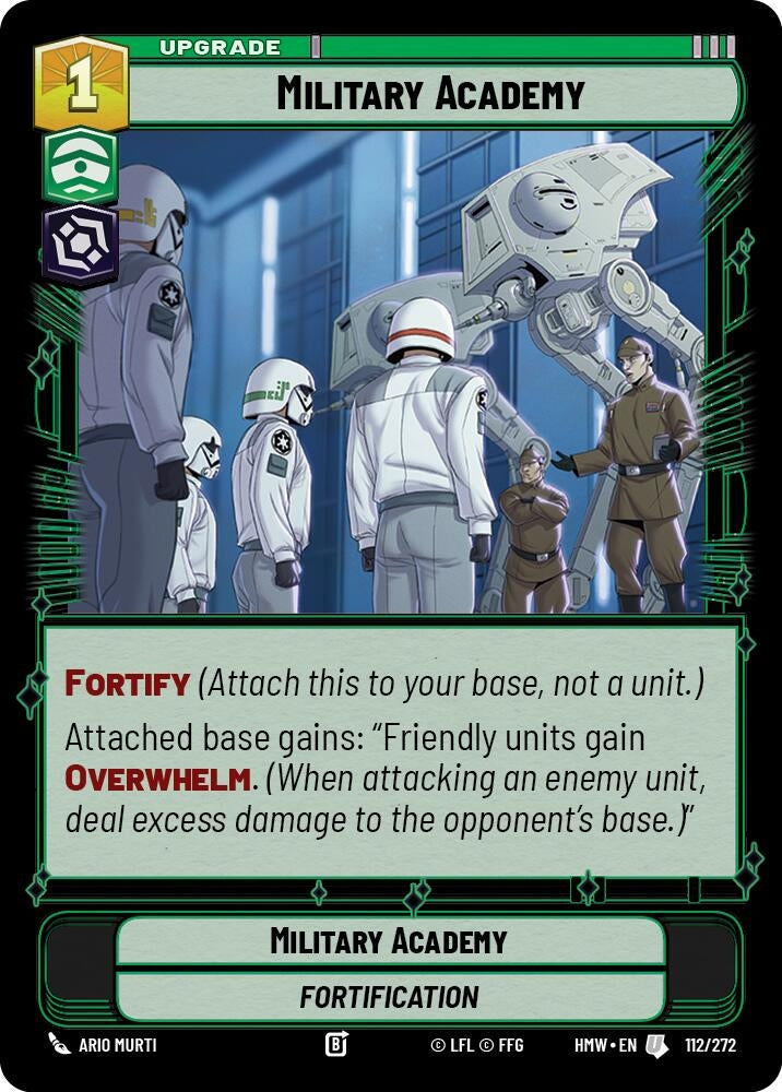 Image for Military Academy (112/272) (Homeworlds) (HMW) - Star Wars: Unlimited