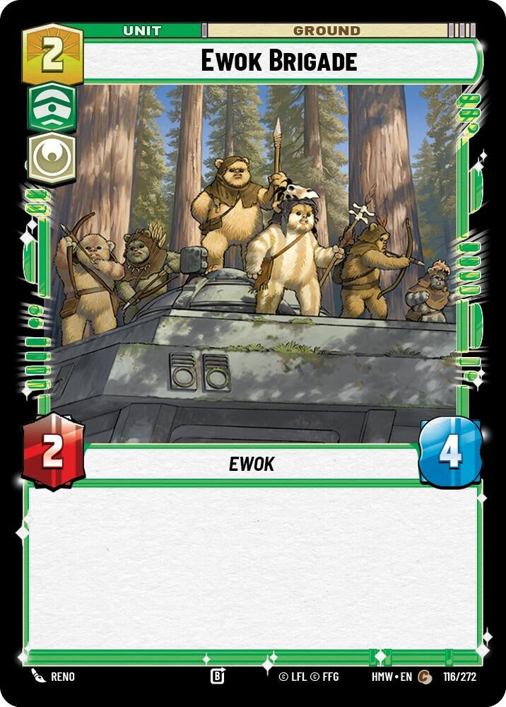 Image for Ewok Brigade (116/272) (Homeworlds) (HMW) - Star Wars: Unlimited